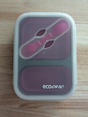 Bento Box Eco One Silicone Lunch Box With Spork